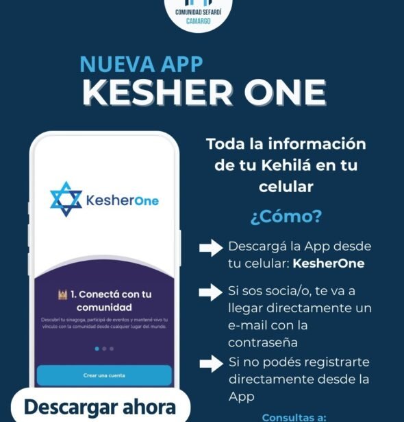 Nueva App en tu Kehilá
